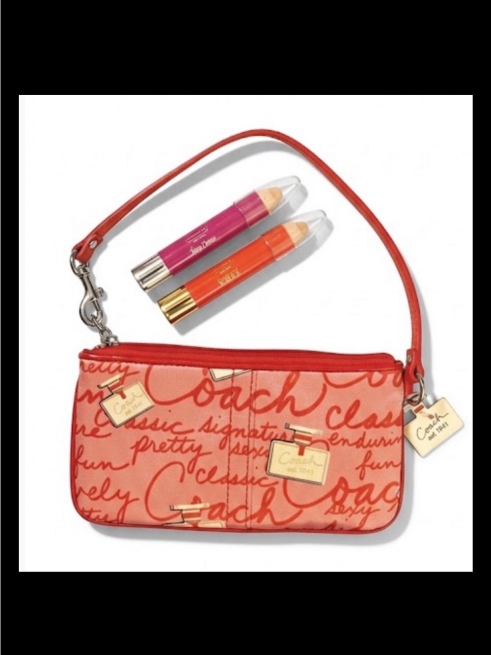 Coach Poppy Solid Fragrance Pencils Duo, 2010 Style: (#3198) Ltd. Ed. W/Wristlet